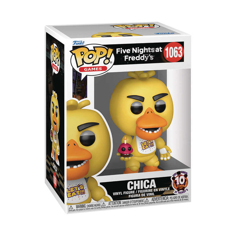 Pop Games Fnaf 10y Anniversary Chica Figure