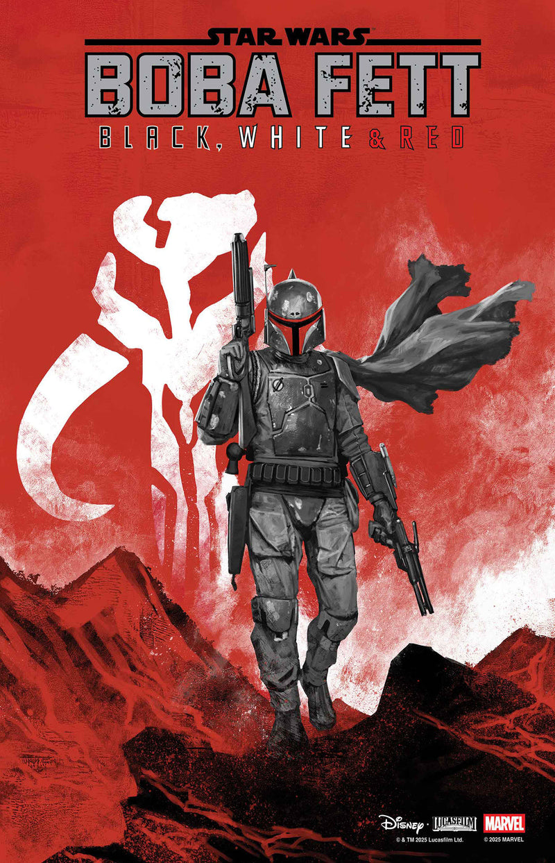 Star Wars: Boba Fett   Black, White & Red 