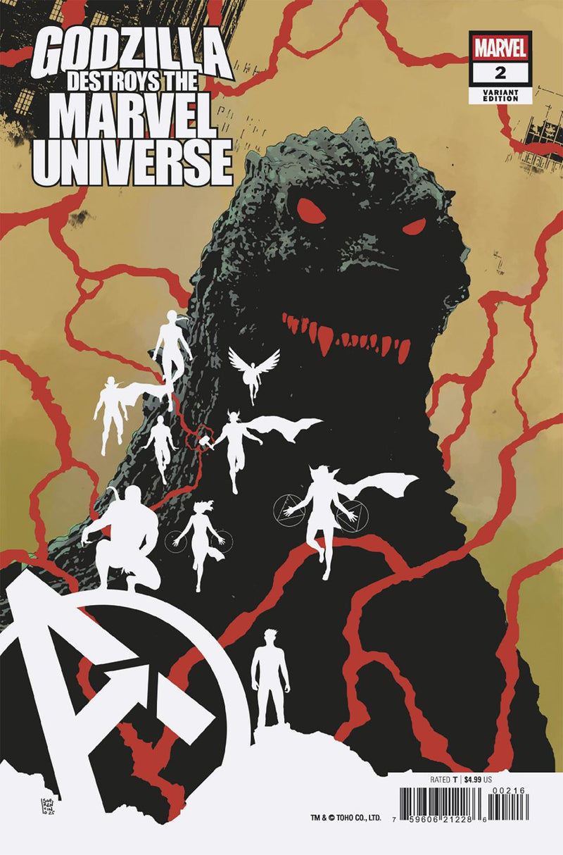 Godzilla Destroys The Marvel Universe 