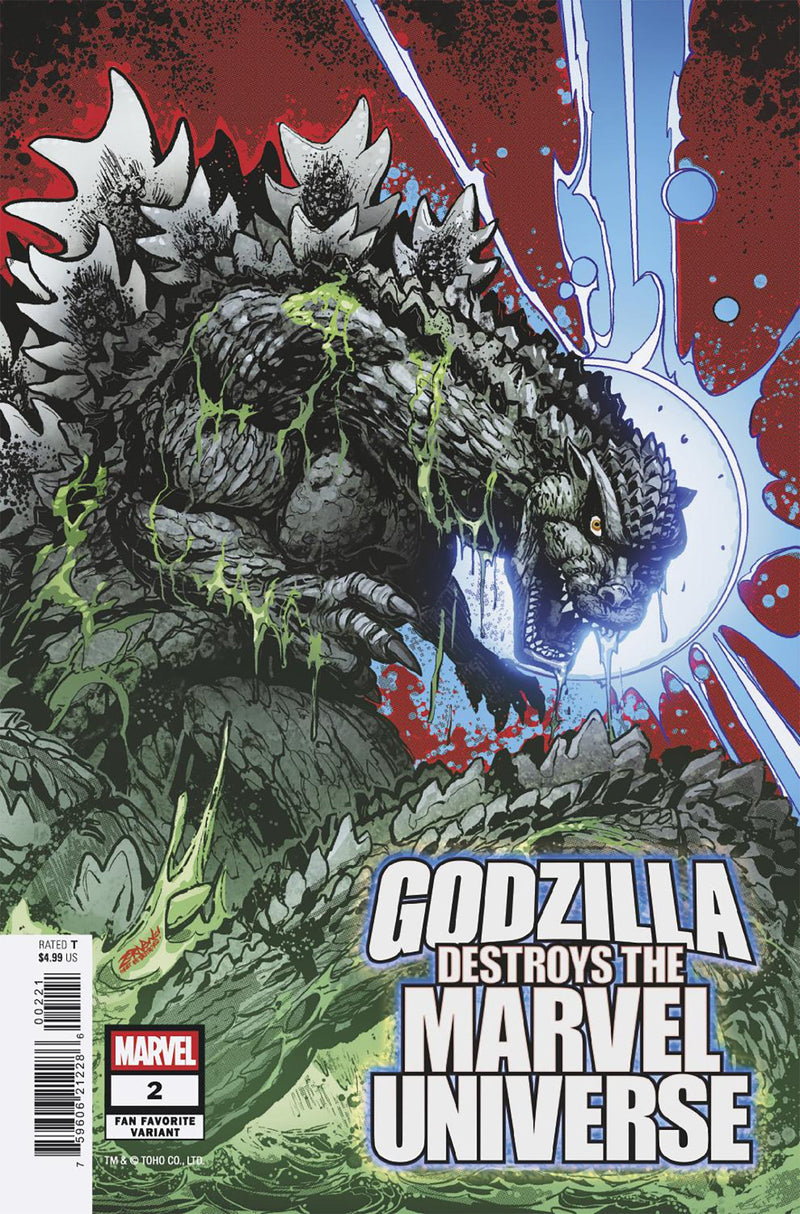 Godzilla Destroys The Marvel Universe 