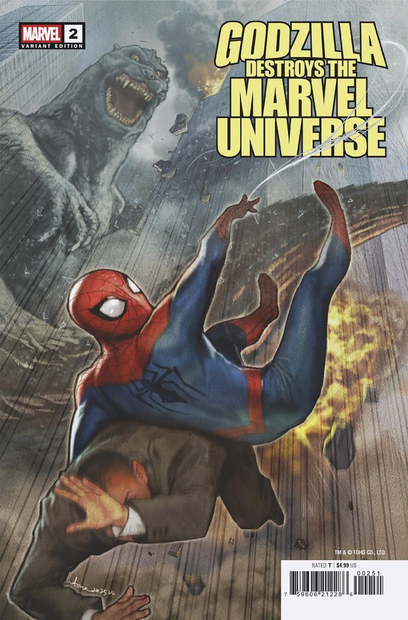Godzilla Destroys The Marvel Universe 