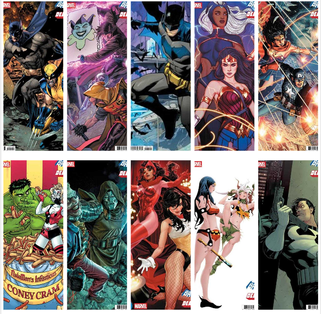 DC Marvel Batman Deadpool All Covers Bundle