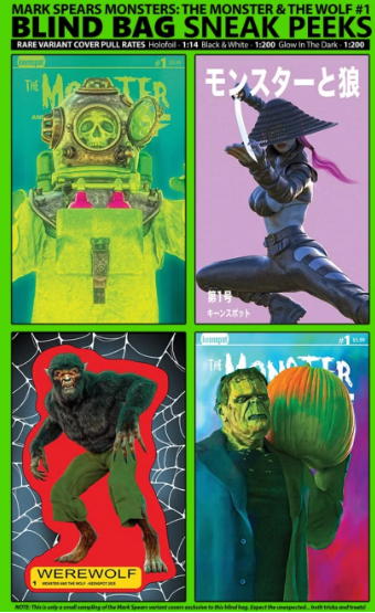 MARK SPEARS MONSTERS THE MONSTER & THE WOLF 