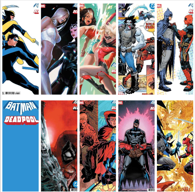 DC Marvel Batman Deadpool All Covers Bundle
